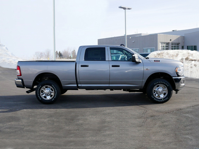A silver RAM truck parked outside